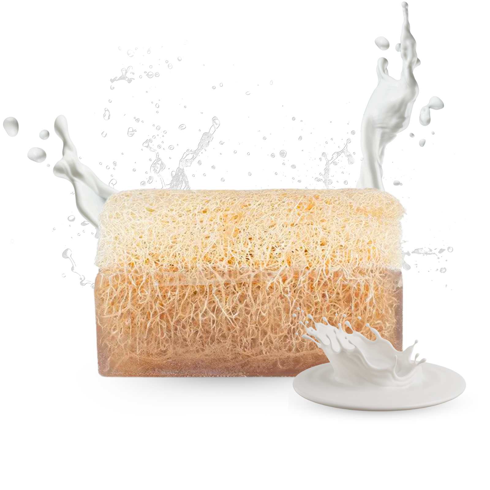 Eselsmilchseife mit Luffa