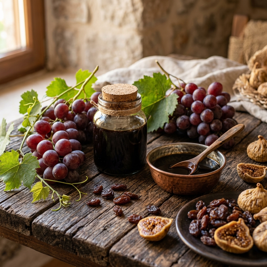 Anadoa Naturhaus Fruchtmelassen Pekmez Hintergrund
