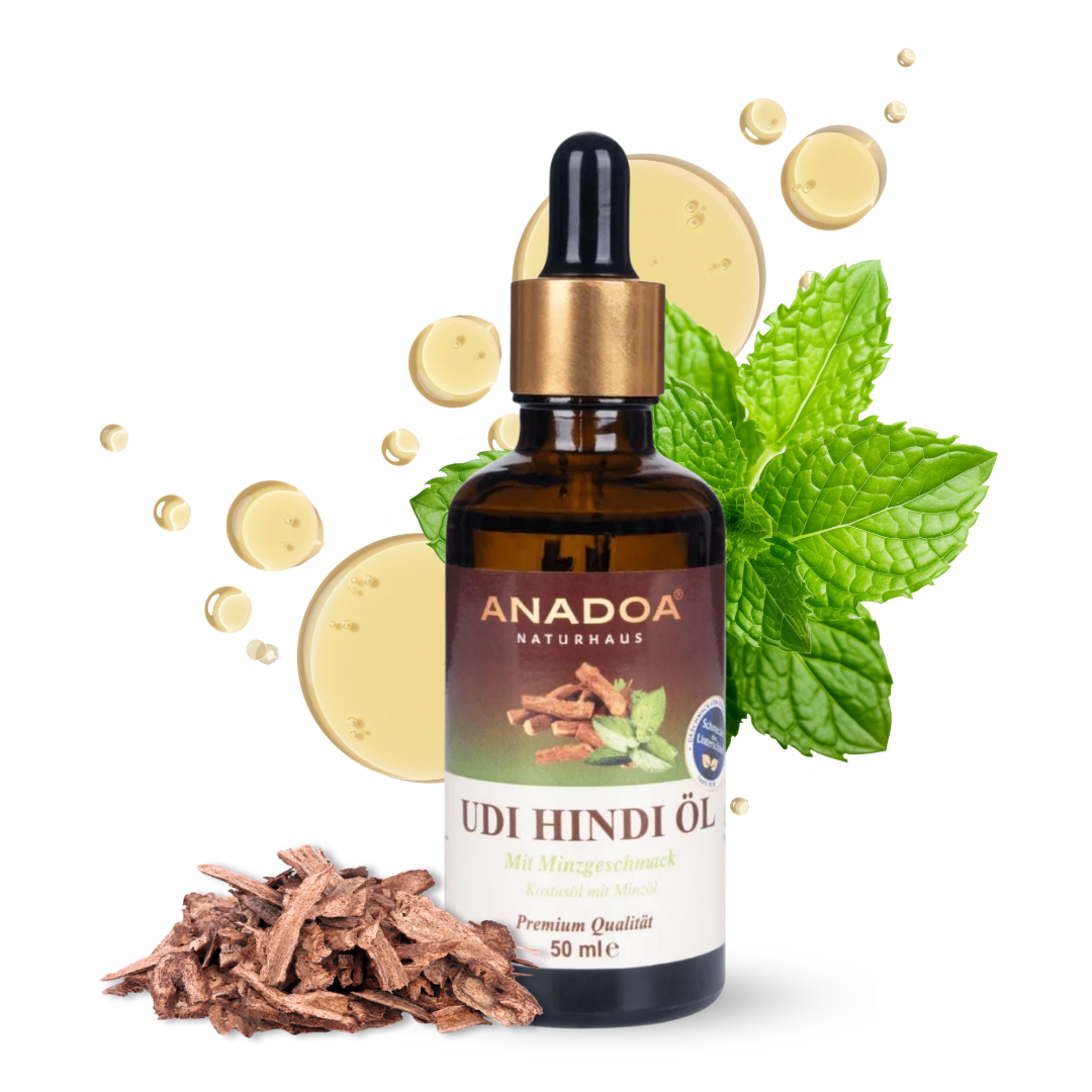 Udi Hindi Öl mit Minze 50ml - Anadoa Naturhaus